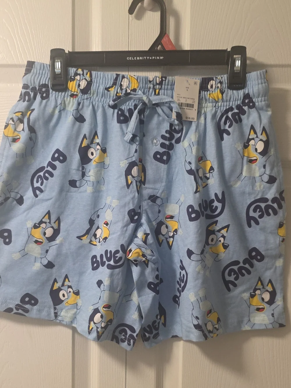 Bluey Light Blue Lounge Shorts